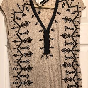 Lucky Brand beaded shirt (size small)